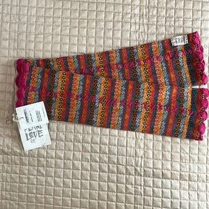 NWT Magnolia Pearl Phaenna Leg Warmers Xanadu w/ scallops cotton NEVER Worn